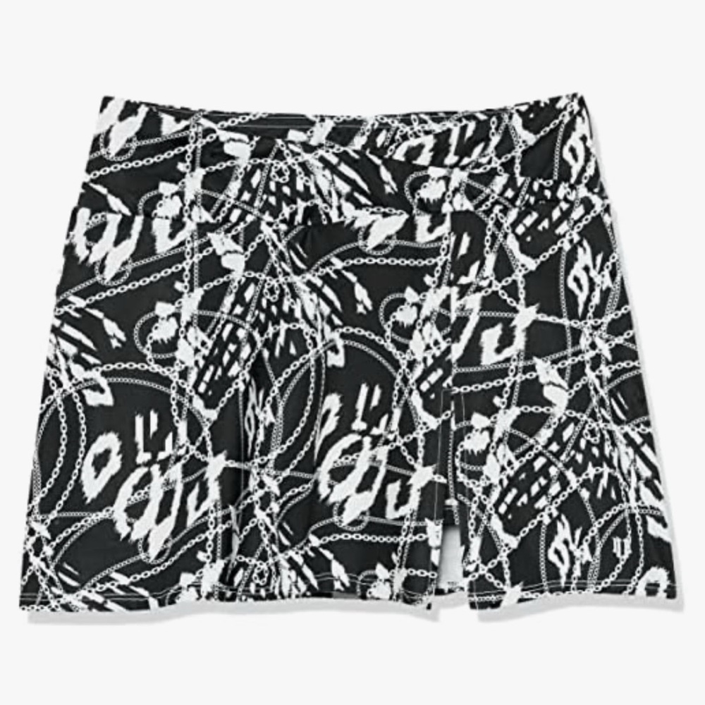 EleVen-Venus Williams 90’s Girl Tennis Skirt Black&White Chain Pattern   L   NWT - Picture 5 of 9